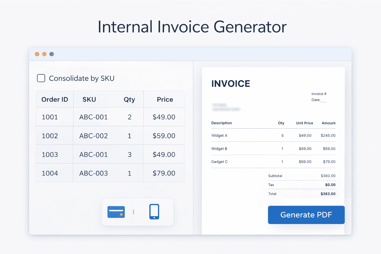 Invoice Generator