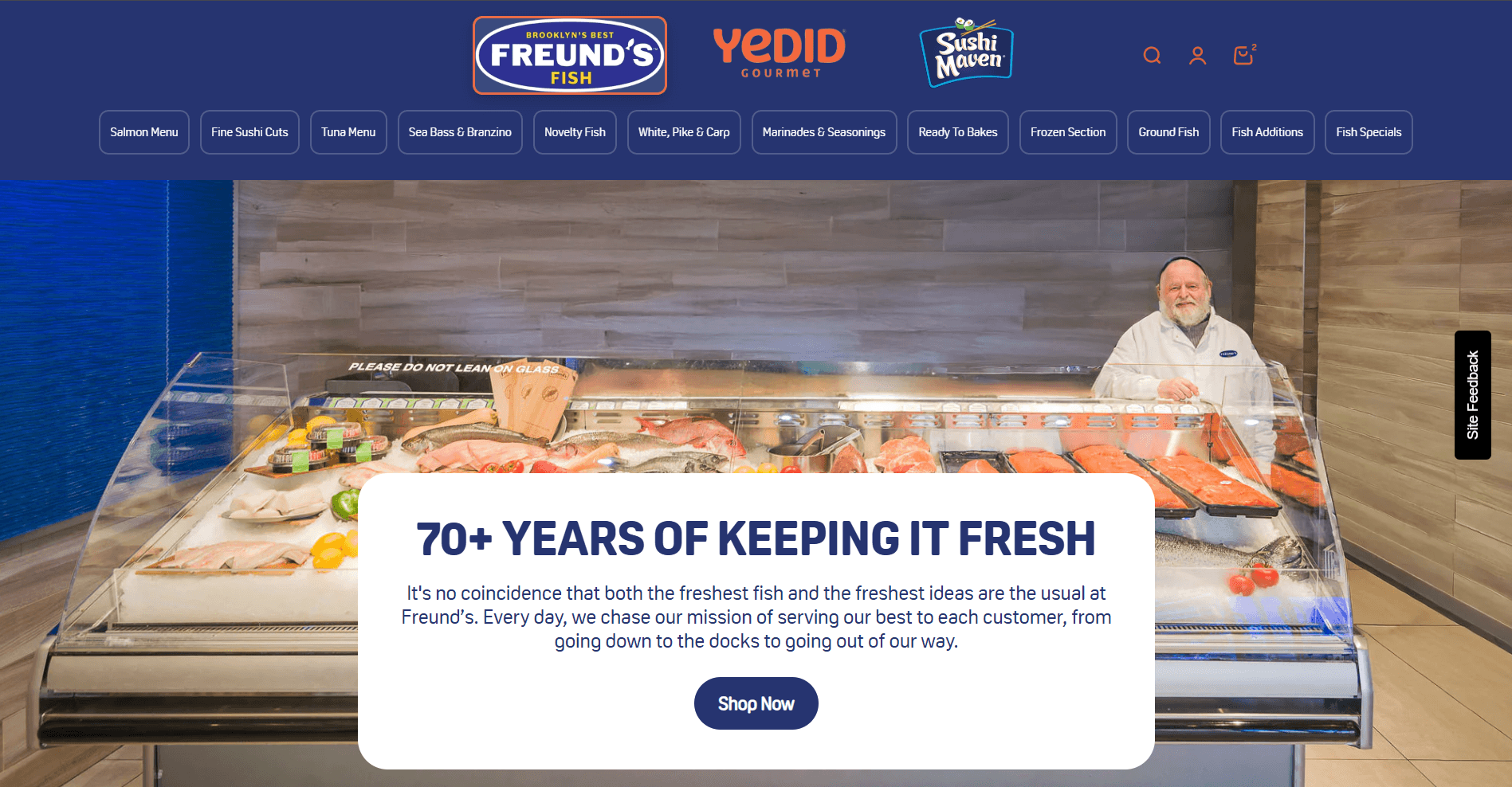 Freund's Fish homepage