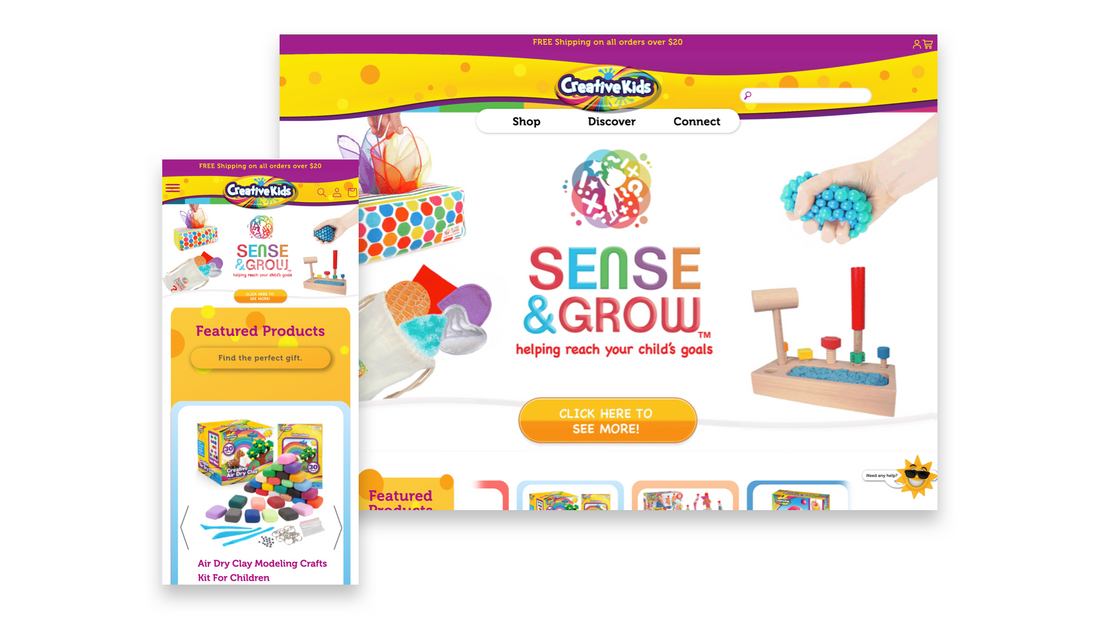 Create Kids - Custom Shopify Build