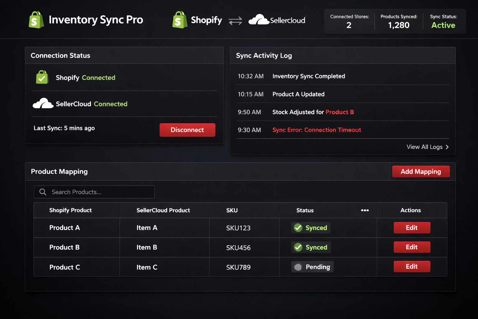Inventory Sync Pro screenshot 1